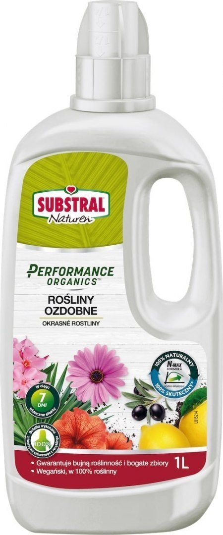 Nawóz Organiczny Substral Permormance Organics Rośliny Ozdobne 1l