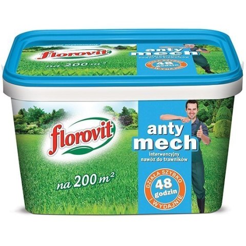 Nawóz do Trawnika z Mchem Interwencyjny 4kg Florovit