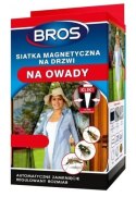 Siatka na Drzwi Magnetyczna 100x220 Czarna BROS