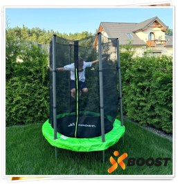 Trampolina z siatką SAUT 140 cm zielona