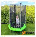 Trampolina z siatką SAUT 140 cm zielona